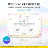 Pride Celebration Marriage Certificate – LGBTQ+ Digital Download