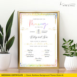 Queer-Friendly Wedding Certificate – Custom Digital Download