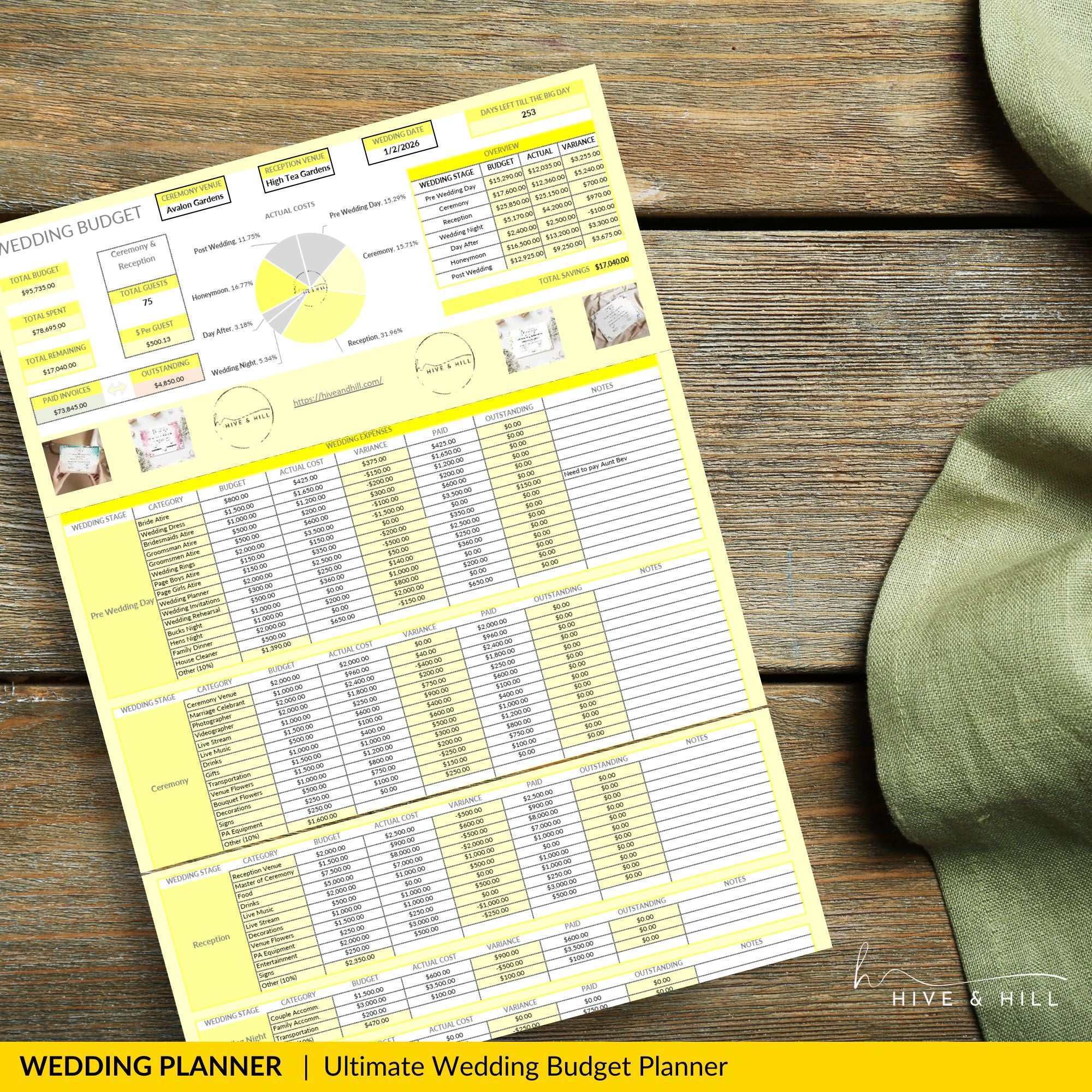 FREE Ultimate Wedding Budget Planner – Your Complete Wedding Planning Companion