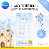 CLASSIC Boy Tooth Fairy Receipt - Download, Edit, and Print for an Exciting Surprise When They Wake Up