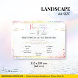 Pride Celebration Marriage Certificate – LGBTQ+ Digital Download