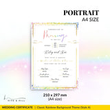 Queer-Friendly Wedding Certificate – Custom Digital Download