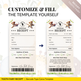 CUSTOMISED African Lion Cub Tooth Fairy Receipt for Kids.  Just Download, Edit and Print then place with a Coin under your Childs Pillow