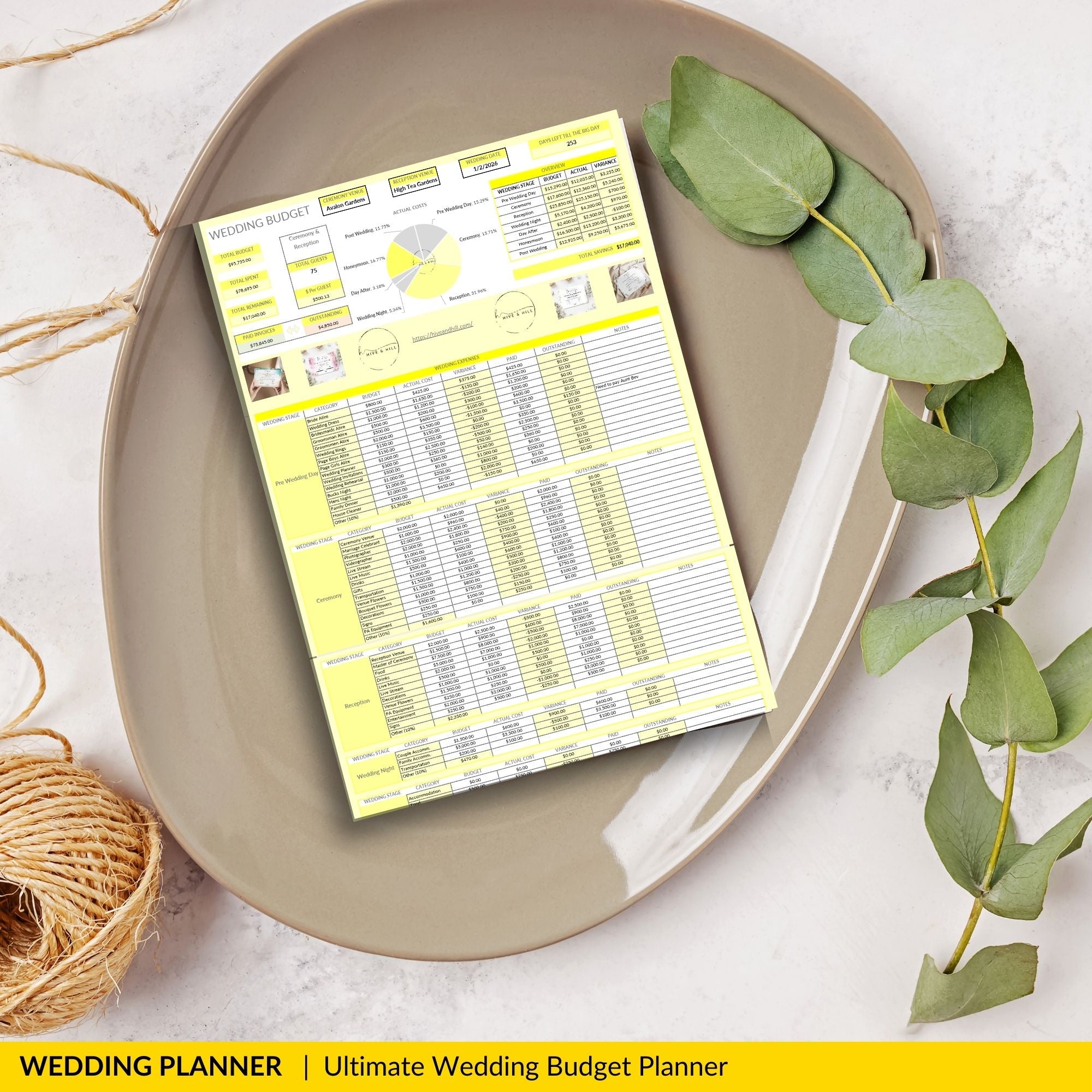 FREE Ultimate Wedding Budget Planner – Your Complete Wedding Planning Companion