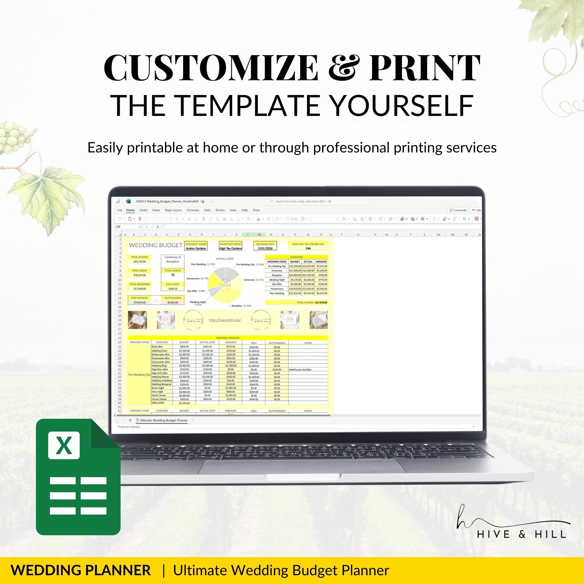 FREE Ultimate Wedding Budget Planner – Your Complete Wedding Planning Companion