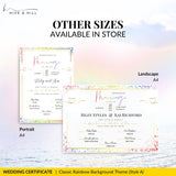 Pride Celebration Marriage Certificate – LGBTQ+ Digital Download