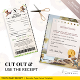 CUSTOMISED African Lion Cub Tooth Fairy Receipt for Kids.  Just Download, Edit and Print then place with a Coin under your Childs Pillow