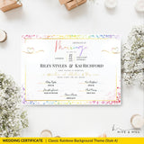Pride Celebration Marriage Certificate – LGBTQ+ Digital Download