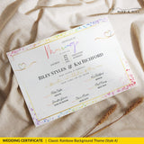 Pride Celebration Marriage Certificate – LGBTQ+ Digital Download