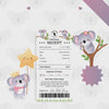 PERSONALIZED Australian Koala Bear Tooth Fairy Receipt for Kids - Download, Edit, and Print for a Memorable Surprise Under the Pillow.