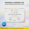 Pride Celebration Marriage Certificate – LGBTQ+ Digital Download